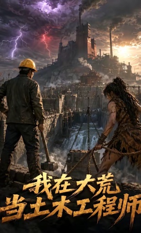 短剧《我在大荒当土木工程师》海报