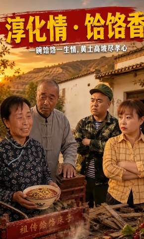 短剧《淳化情·饸饹香》海报