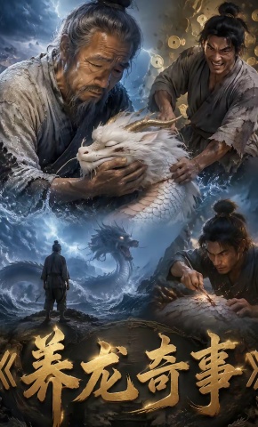 短剧《养龙奇事》海报