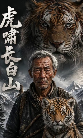 短剧《虎啸长白山》海报