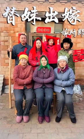短剧《替妹出嫁嫁对郎》海报