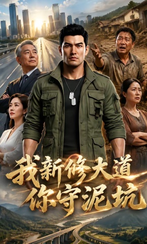 短剧《我新修大道，你守泥坑》海报
