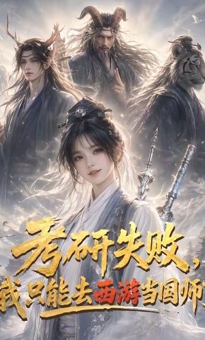 短剧《考研失败，我只能去西游当国师了》海报