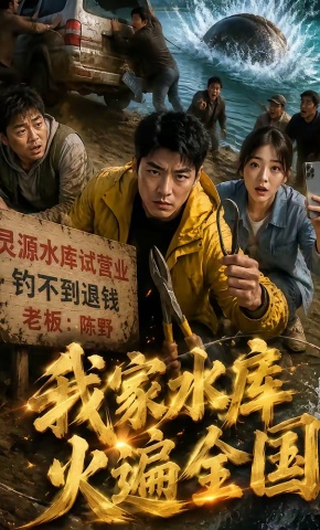 短剧《我家水库火遍全国》海报