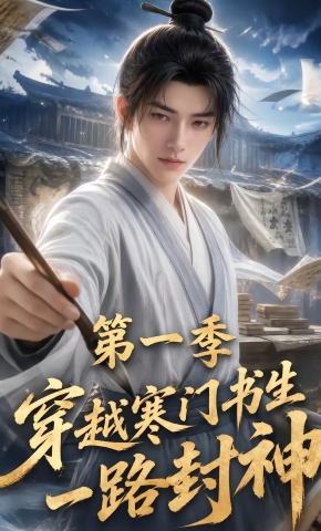 短剧《穿越寒门书生一路封神第一季》海报