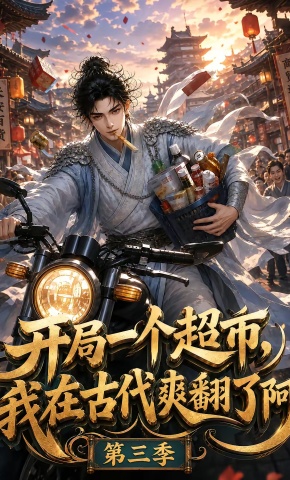 短剧《开局一个超市，我在古代爽翻了阿第三季》海报