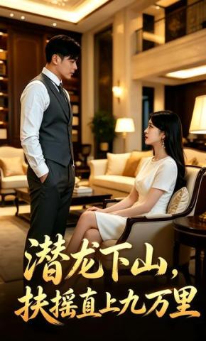 短剧《潜龙下山，扶摇直上九万里》海报