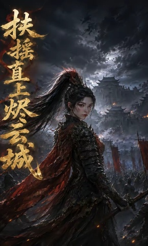短剧《扶摇直上烬云城》海报