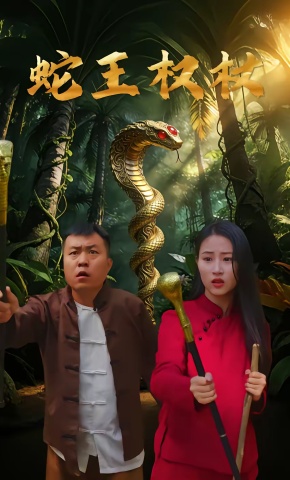 短剧《蛇王权杖》海报
