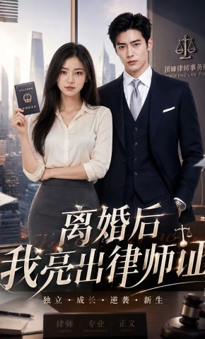 短剧《离婚后我亮出律师证》海报