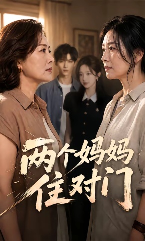 短剧《两个妈妈住对门》海报