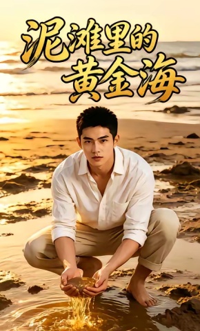 短剧《泥滩里的黄金海》海报
