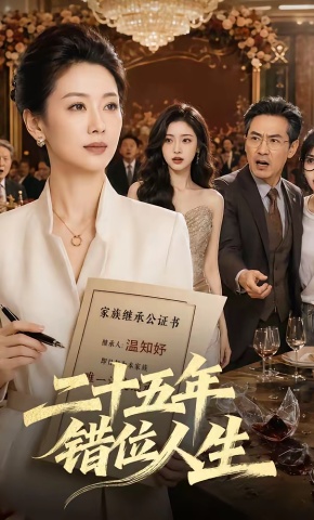 短剧《二十五年错位人生》海报