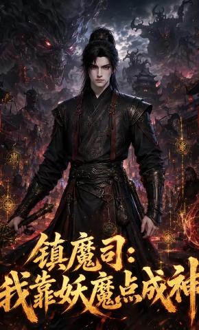 短剧《镇魔司：我靠妖魔点成神》海报