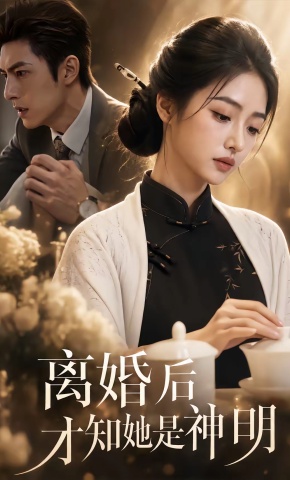 短剧《离婚后才知她是神明》海报