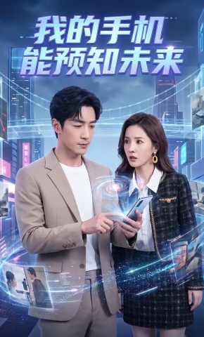 短剧《我的手机能预知未来》海报