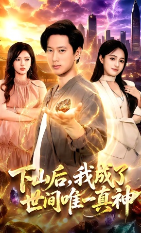 短剧《下山后，我成了世间唯一真神》海报