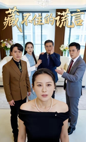 短剧《藏不住的谎言》海报