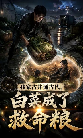 短剧《我家古井通古代，白菜成了救命粮》海报