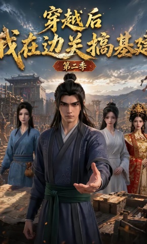 短剧《穿越后，我在边关搞基建第二季》海报