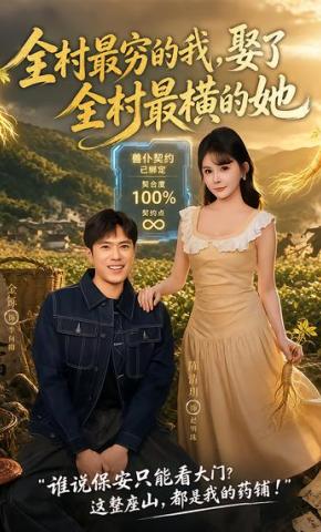短剧《全村最穷的我，娶了全村最横的她》海报