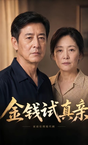 短剧《金钱试真亲》海报