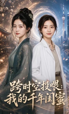 短剧《跨时空投喂：我的千年闺蜜》海报