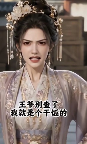 短剧《王爷别查了，我就是个干饭的》海报