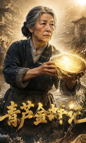 短剧《青芦金蚌记》海报
