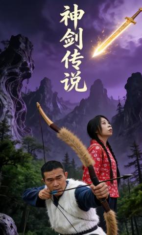 短剧《神剑传说》海报