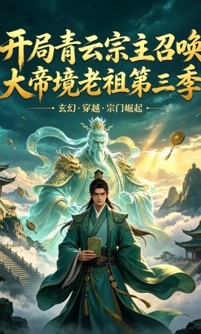 短剧《开局青云宗主召唤大帝境老祖（第三季）》海报