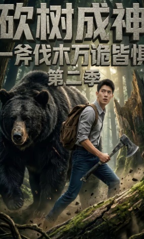 短剧《砍树成神：一斧伐木万诡皆惧第二季》海报