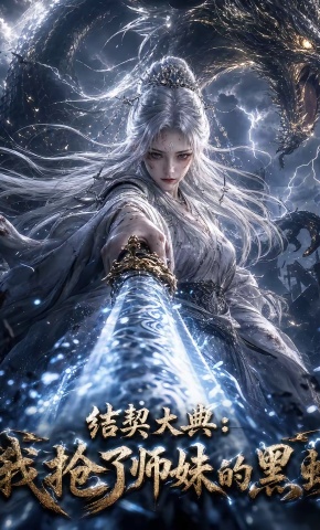 短剧《结契大典：我抢了师妹的黑蛟》海报