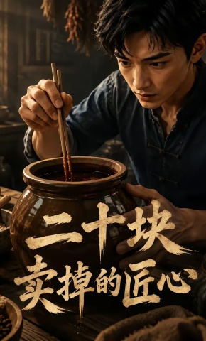 短剧《二十块卖掉的匠心》海报