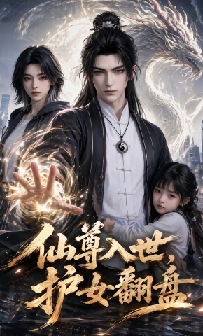 短剧《仙尊入世，护女翻盘》海报