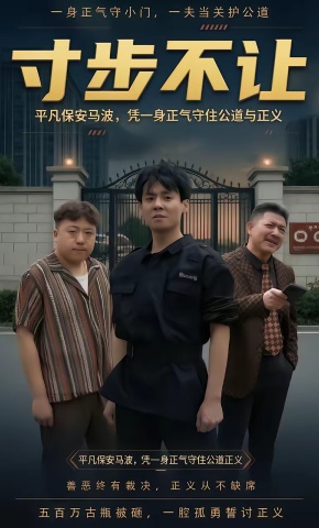 短剧《寸步不让》海报