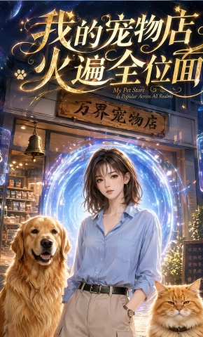 短剧《我的宠物店火遍全位面》海报