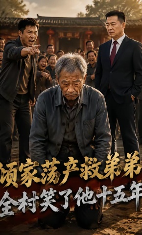 短剧《倾家荡产救弟弟，全村笑了他十五年》海报