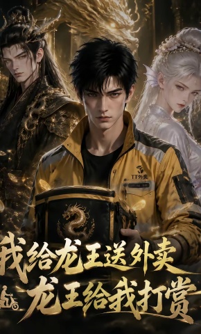 短剧《我给龙王送外卖，龙王给我打赏》海报