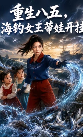 短剧《重生八五，海钓女王带娃开挂》海报