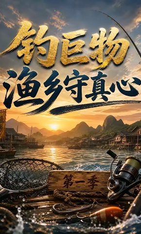短剧《钓巨物渔乡守真心第一季》海报