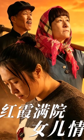 短剧《红霞满院女儿情》海报