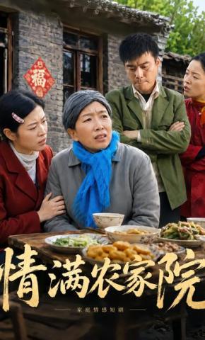 短剧《情满农家院》海报