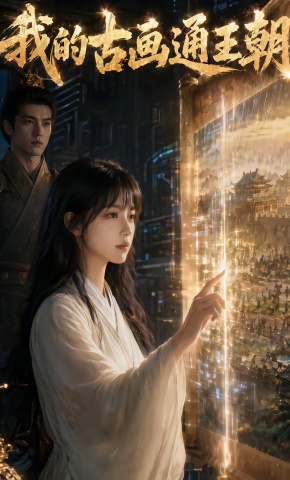 短剧《我的古画通王朝》海报