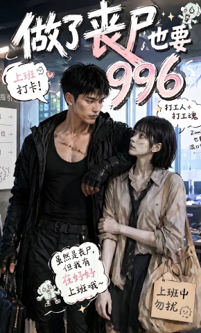 短剧《做了丧尸也要996》海报