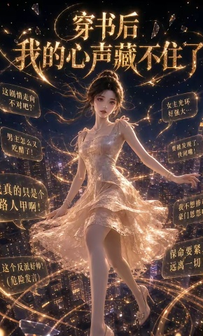 短剧《穿书后我的心声藏不住了》海报