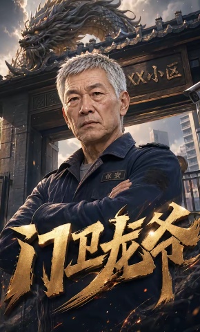 短剧《门卫龙爷》海报