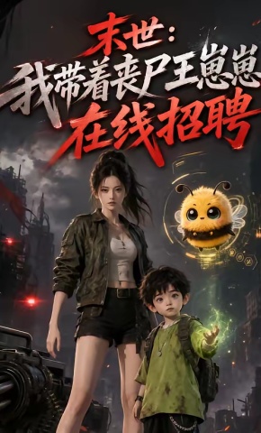 短剧《末世：我带着丧尸王崽崽在线招聘》海报