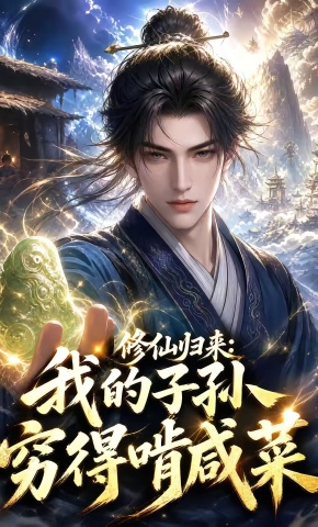 短剧《修仙归来：我的子孙穷得啃咸菜》海报