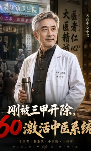 短剧《刚被三甲开除，60激活中医系统》海报